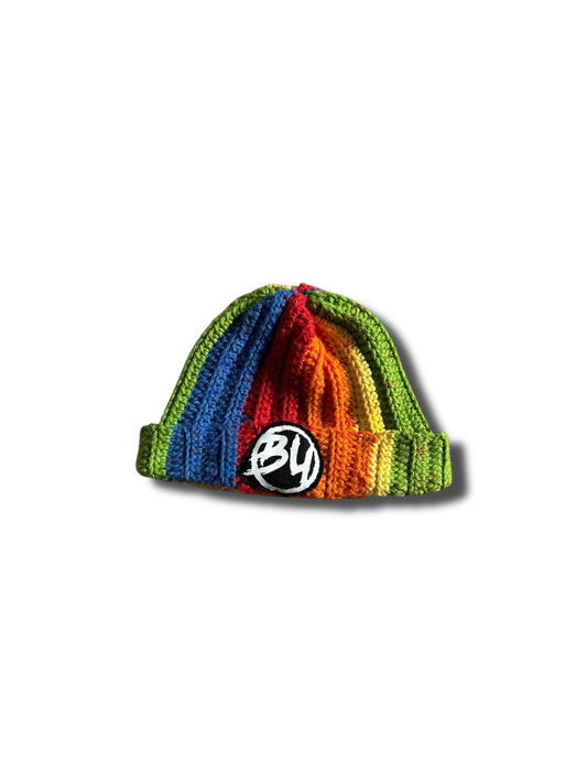 Pinwheel Knitted Beanie