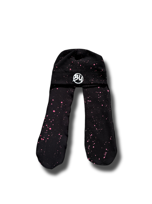 Chroma Dye Bunny Ear Beanies (Hot Pink)