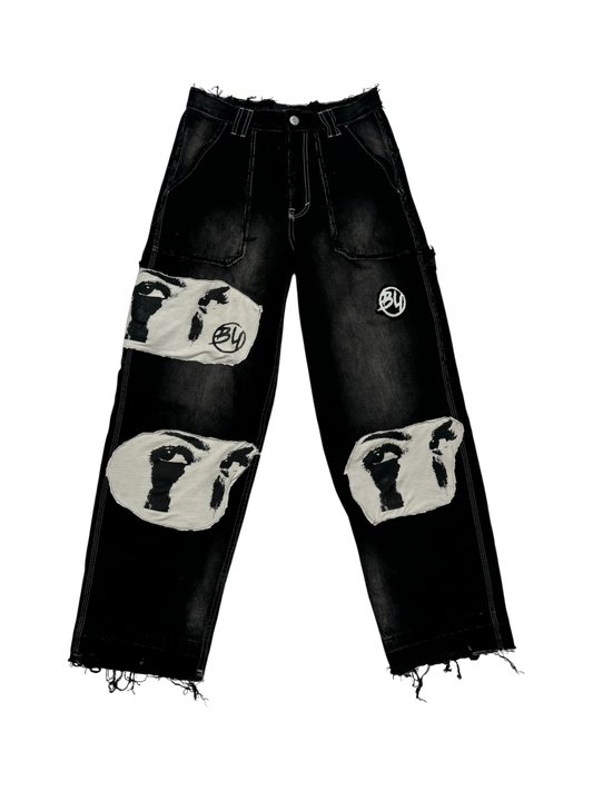Allure Tears Baggy Denims