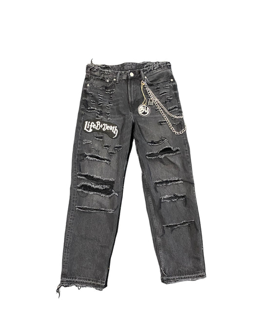 Essential Baggy Denim (Prime Black)