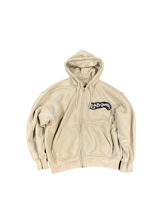 Essential Double Zip Up (Cream)