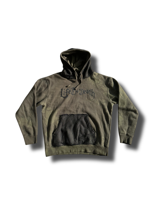 Moss Netted Hoodie