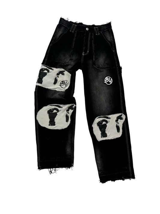 Allure Tears Baggy Denims